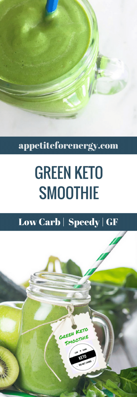Green Keto Smoothie for Weight Loss