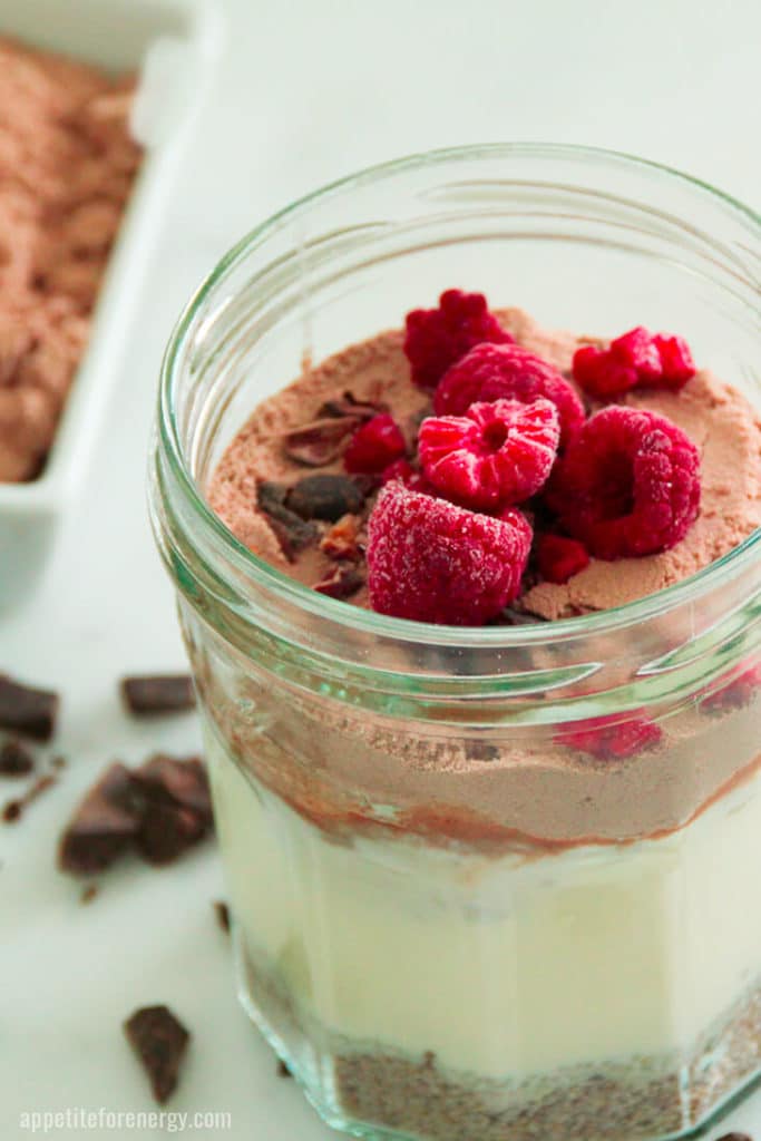 Low-Carb 15 Minute Chocolate Chia Protein Pudding - Appetite For Energy