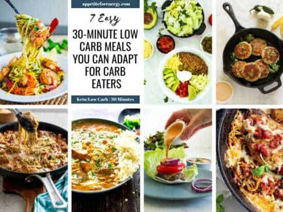 7 Day 30-Minute Keto Meal Plan You Can Adapt For Carb Eaters - Appetite ...